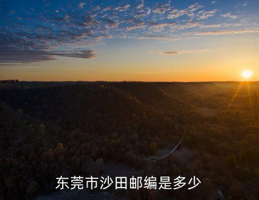東莞市沙田郵編是多少