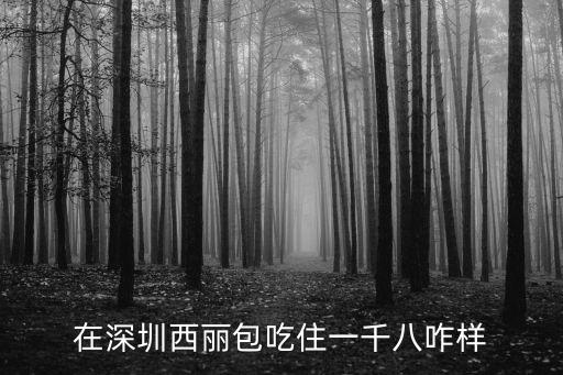 在深圳西麗包吃住一千八咋樣