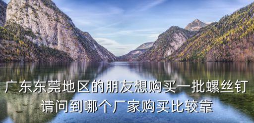 東莞市寶城螺絲，東莞哪里有性價格比高技術(shù)專業(yè)的螺絲廠家求大神推薦