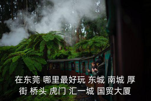 在東莞 哪里最好玩 東城 南城 厚街 橋頭 虎門 匯一城 國貿大廈