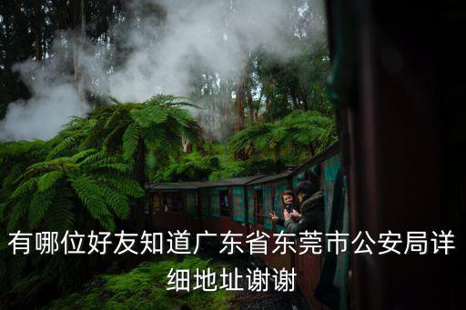 有哪位好友知道廣東省東莞市公安局詳細地址謝謝