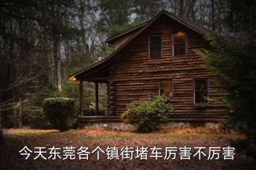 東莞綠道口堵塞視頻，問下路東莞的進來下