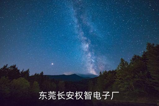 東莞長安權智電子廠
