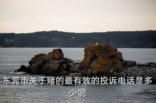 東莞市關(guān)于賭的最有效的投訴電話是多少呢