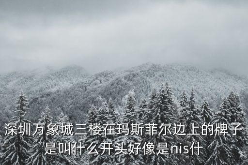 深圳瑪斯菲爾大廈在哪，Masfer是什么意思