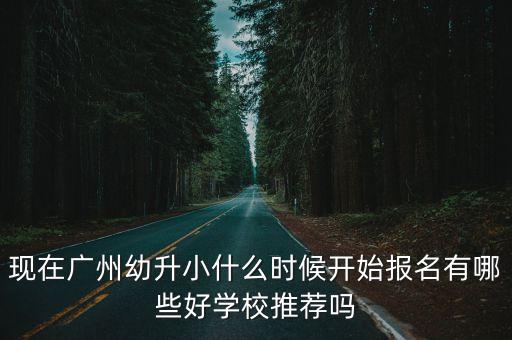 廣州2020年幼升小民校搖號，現在廣州幼升小什么時候開始報名有哪些好學校推薦嗎