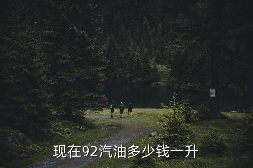 現在92汽油多少錢一升
