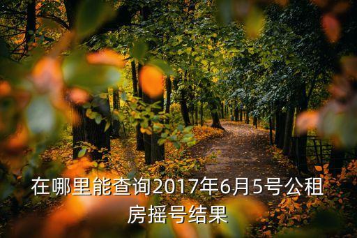 2017年廣州公租房搖號名單，廣州公租房最新搖號結果
