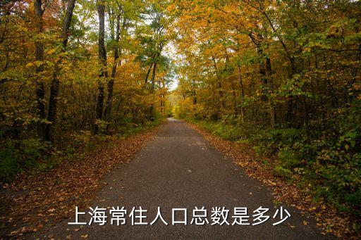上海常住人口總數是多少