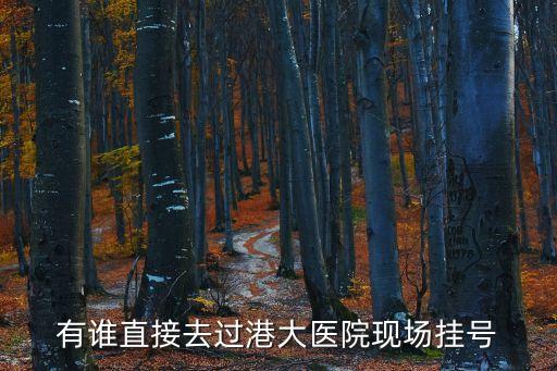 有誰直接去過港大醫院現場掛號