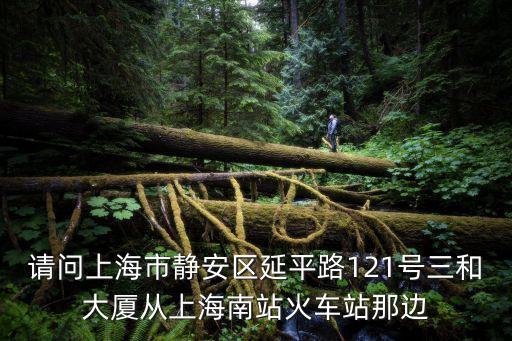請問上海市靜安區(qū)延平路121號三和大廈從上海南站火車站那邊