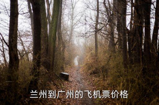 蘭州到廣州的飛機(jī)票價格