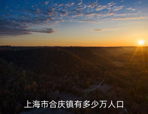 上海市川沙合慶鎮(zhèn)所有村，上海市合慶鎮(zhèn)有多少萬人口