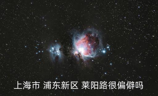 上海市浦東陸家嘴萊陽路，求圖片去上海市浦東新區萊陽路2700號線路圖