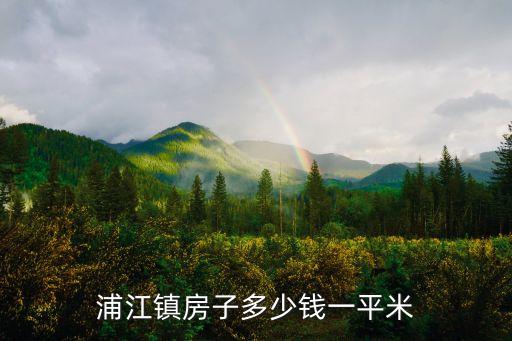 上海市浦江鎮(zhèn)歷年房?jī)r(jià)，浦江鎮(zhèn)房子多少錢一平米