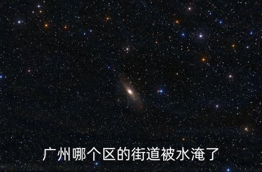 廣州哪個區(qū)的街道被水淹了