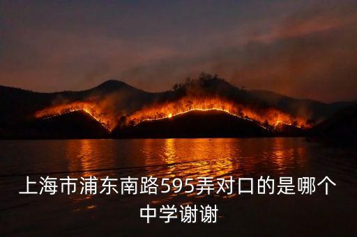 上海市五十六中學位置，上海56中在哪