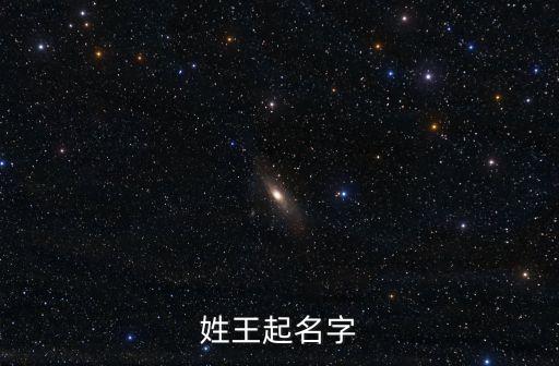 王姓起名，姓王起名字