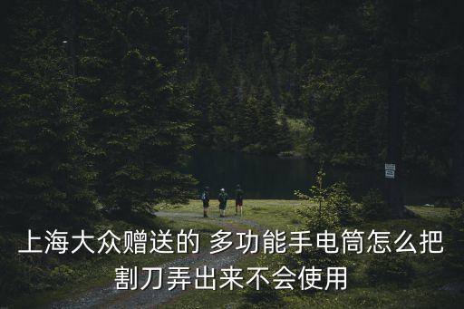 上海市男士多功能綠色真絲領(lǐng)巾，上海大眾贈(zèng)送的 多功能手電筒怎么把割刀弄出來(lái)不會(huì)使用