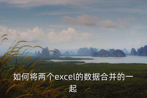 如何將兩個(gè)excel的數(shù)據(jù)合并的一起