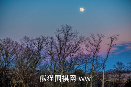 熊貓圍棋網 ww