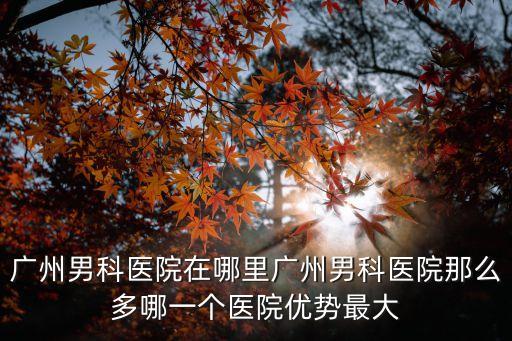 廣州一號(hào)院 紫泉，廣州男科醫(yī)院在哪里廣州男科醫(yī)院那么多哪一個(gè)醫(yī)院優(yōu)勢最大