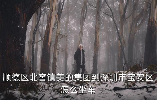 順德區北窖鎮美的集團到深圳市寶安區怎么坐車