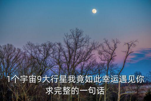幸運遇到你，幸運的我遇到了你 英文