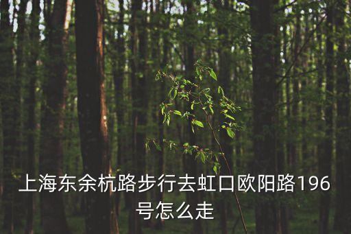上海市歐陽路196號靠近什么路，歐陽路196號屬于哪個(gè)街道