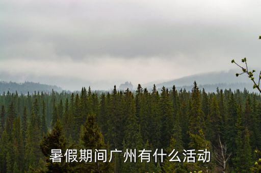 2017暑假廣州文化活動，暑假有什么有意義的活動廣州