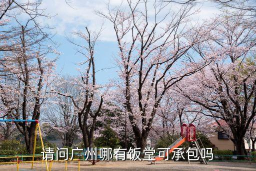 請問廣州哪有飯堂可承包嗎
