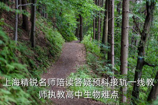 上海市昆明中學王佳，上海精銳名師陪讀答疑預科接軌一線教師執教高中生物難點