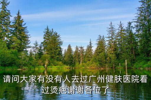 州去疤痕優選廣州健膚，請問大家有沒有人去過廣州健膚醫院看過燙疤謝謝各位了