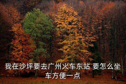 從沙坪到廣州，鶴山沙坪汽車站到廣州