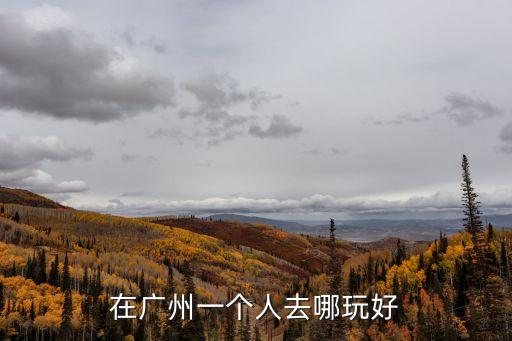 y一個(gè)人廣州旅游，在廣州一個(gè)人去哪玩好