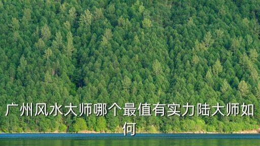 廣州風(fēng)水大師哪個(gè)最值有實(shí)力陸大師如何