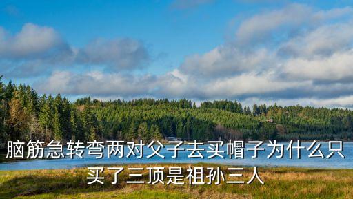 腦筋急轉(zhuǎn)彎兩對(duì)父子去買帽子為什么只買了三頂是祖孫三人