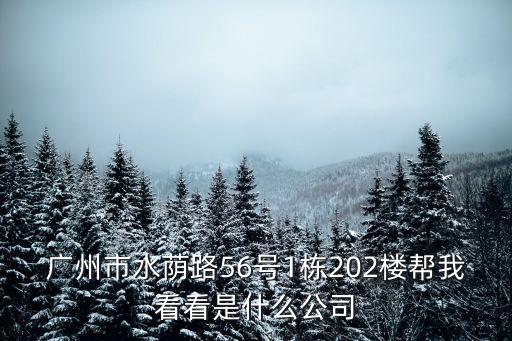 廣州同舟公司，廣州市白云區機場路1438號正陽大廈1008室現在是什么公司有誰知道