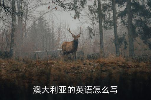 澳大利亞英語怎么說，澳大利亞語用英語怎么說