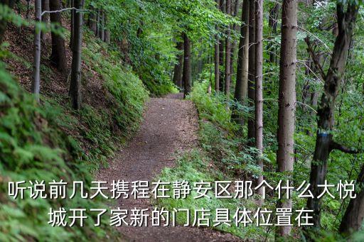 上海市靜安大悅城三麗鷗，聽說前幾天攜程在靜安區(qū)那個(gè)什么大悅城開了家新的門店具體位置在
