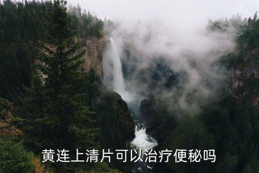 黃連上清片的作用，黃連上清片可以治療便秘嗎