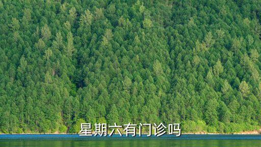 星期六有門診嗎