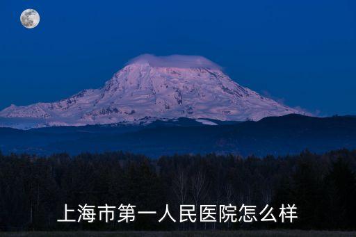 上海市第一人民醫(yī)院怎么樣