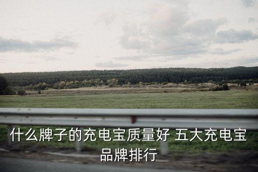 什么牌子的充電寶質量好 五大充電寶品牌排行
