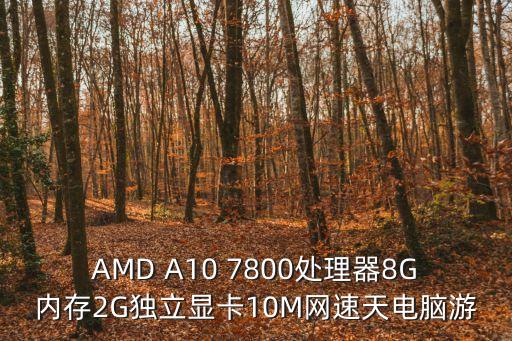 AMD A10 7800處理器8G內存2G獨立顯卡10M網速天電腦游
