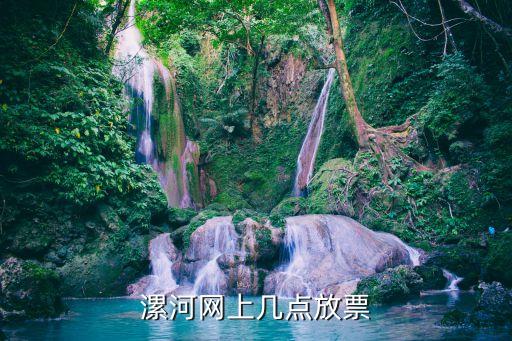 漯河網上幾點放票