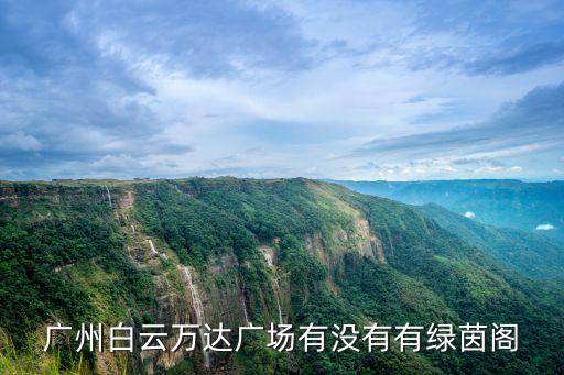 廣州白云萬達(dá)廣場有沒有有綠茵閣