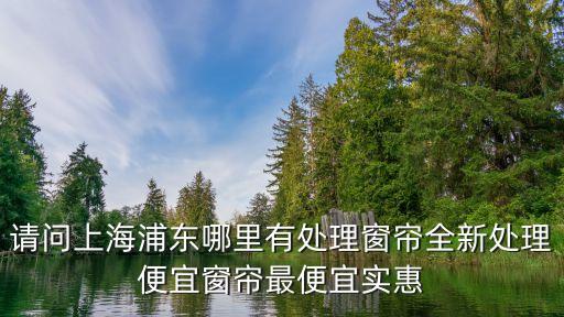 上海市窗簾布最低，上海什么地方買窗簾便宜