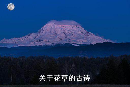 花草的詩句，關于花的詩句