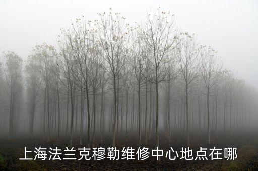 上海法蘭克穆勒維修中心地點在哪